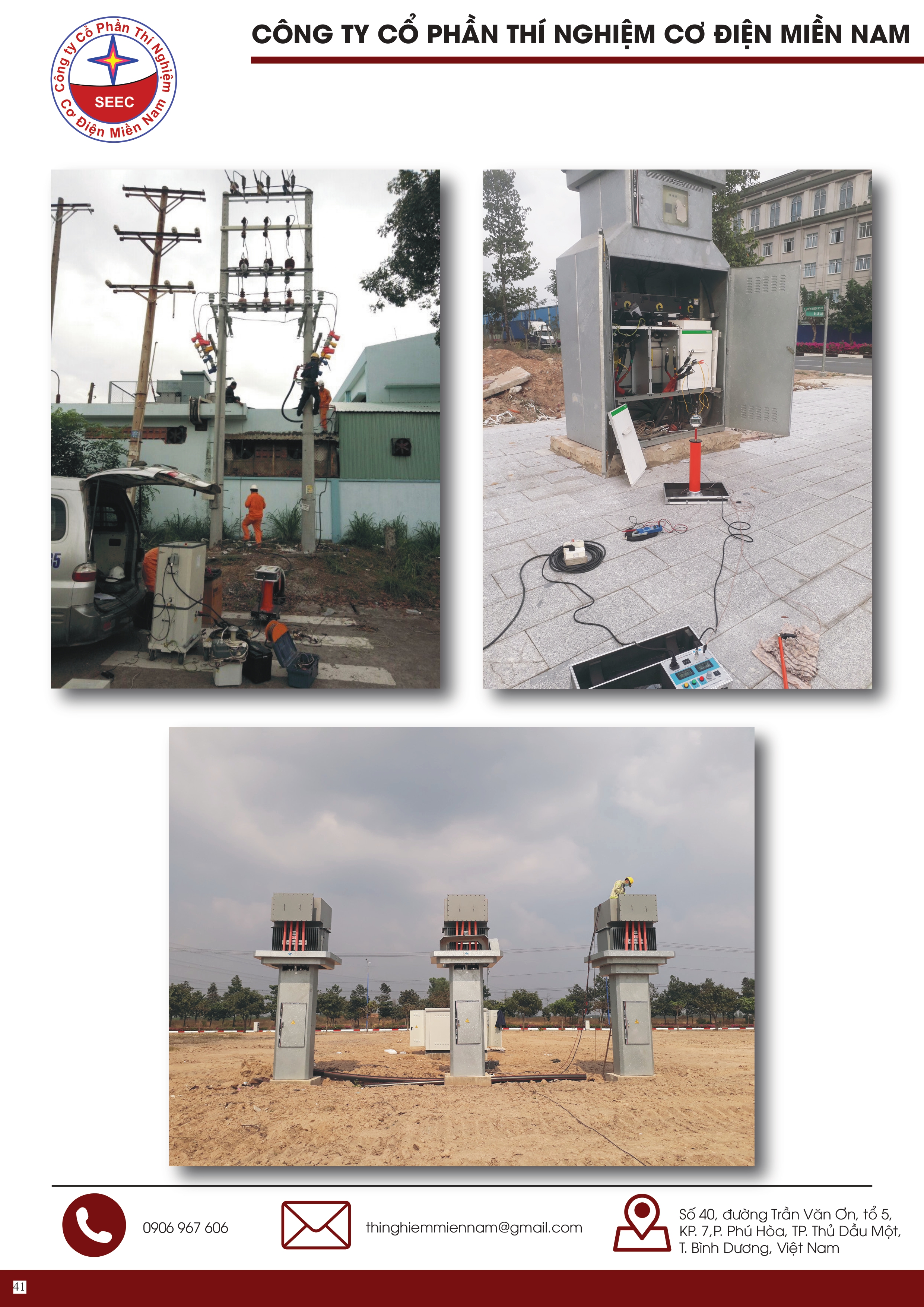 Công Ty Cổ Phần Thí Nghiệm Cơ Điện Miền Nam