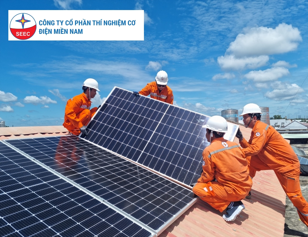 Lắp đặt hệ thống điện Năng Lượng Mặt Trời áp mái