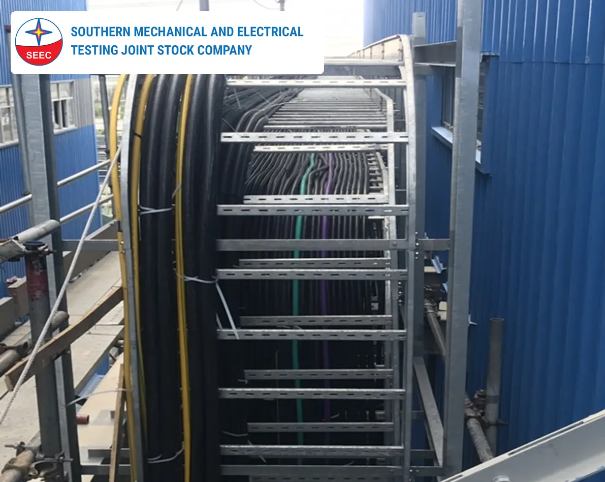 Thi công máng cáp tại Duyên Hải - Trà Vinh