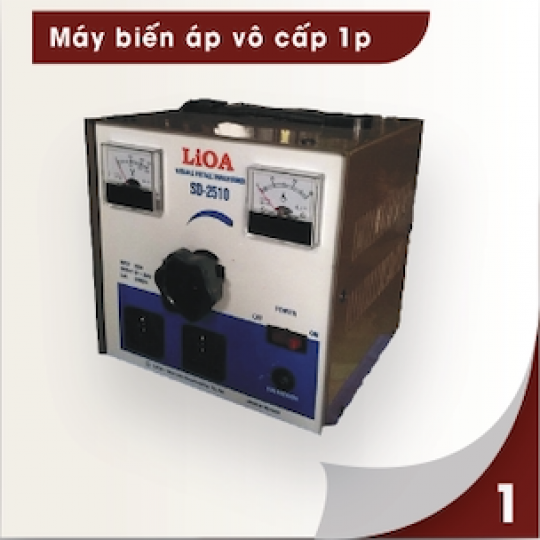 Máy biến áp vô cấp 1P