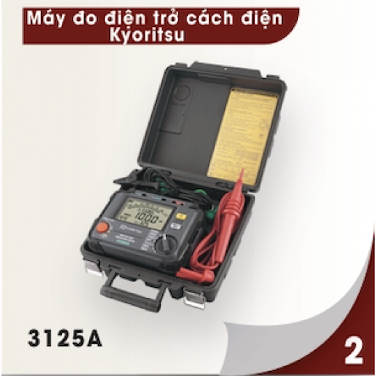 Máy đo điện trở cách điện Kyoritsu 3125A